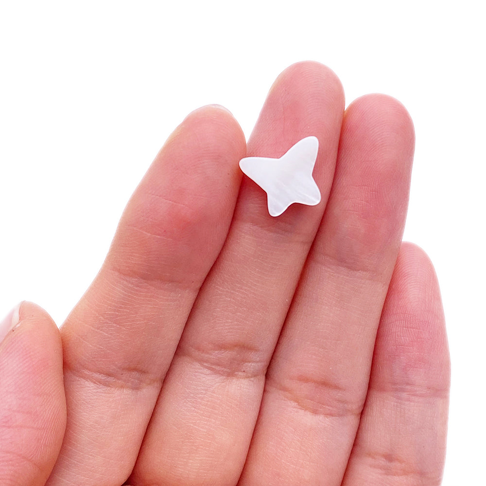 10 pcs/pack Butterfly shell charm