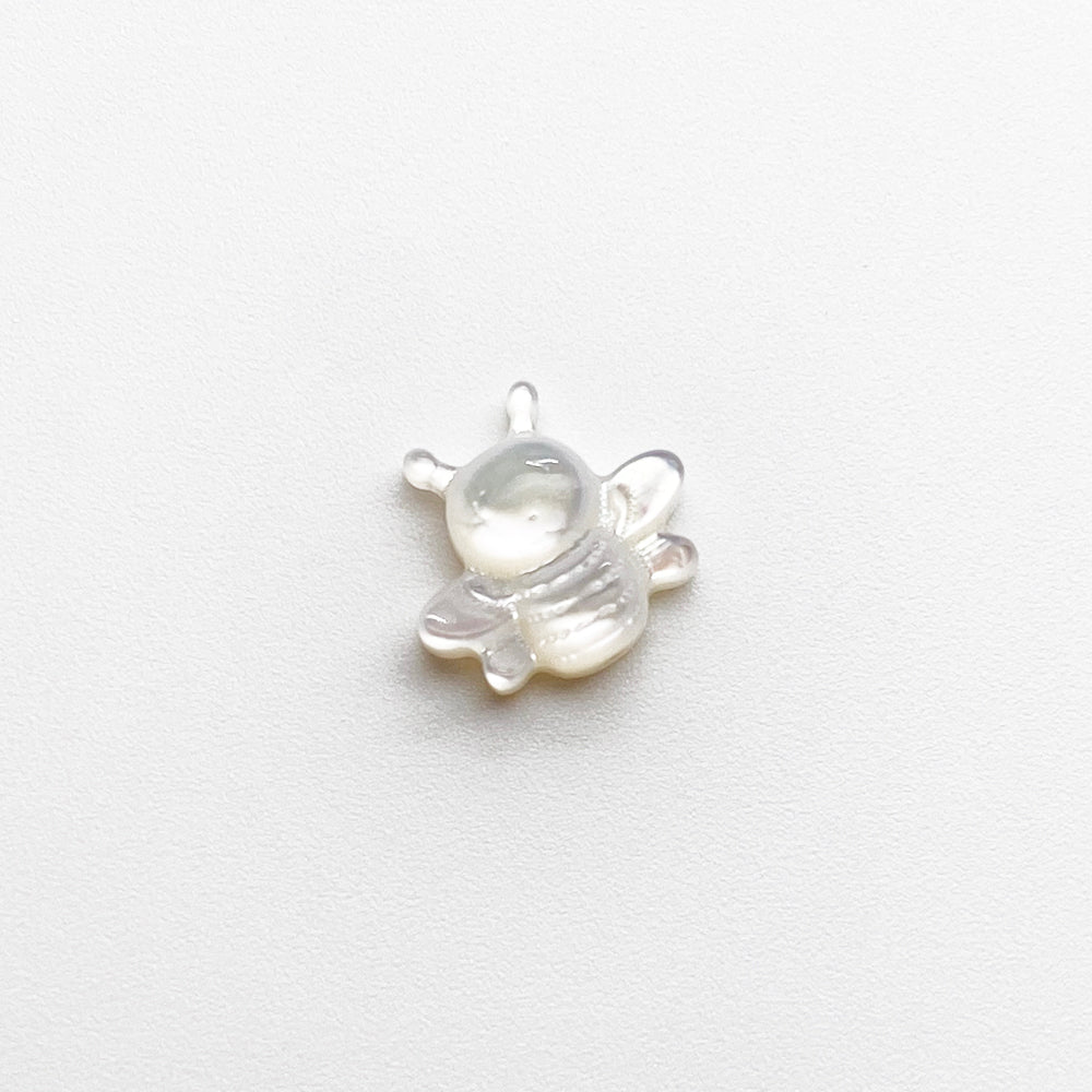Honeybee shell charm