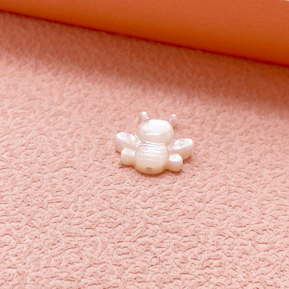 Honeybee shell charm