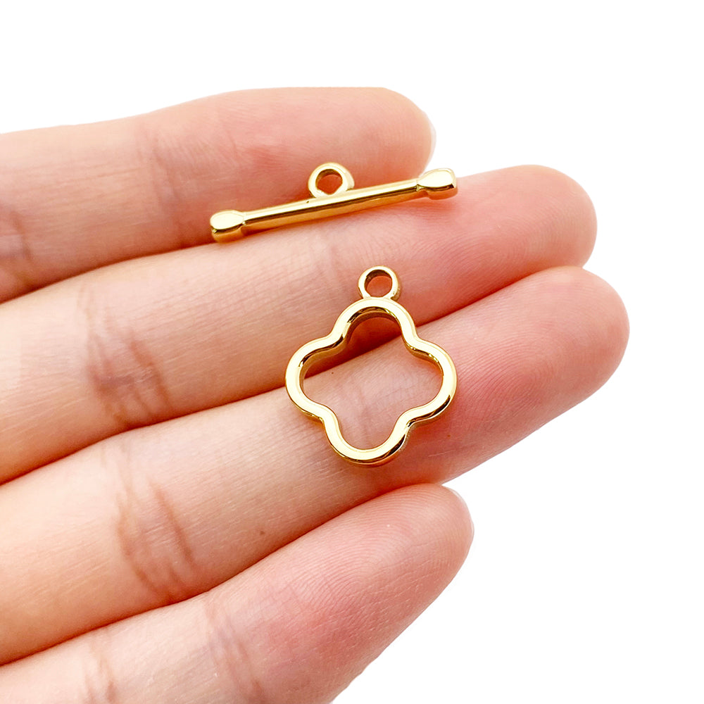 3157 Four leaf clover clasp