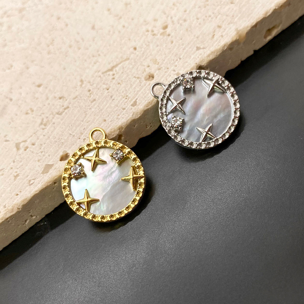 5685 Star shelll charm
