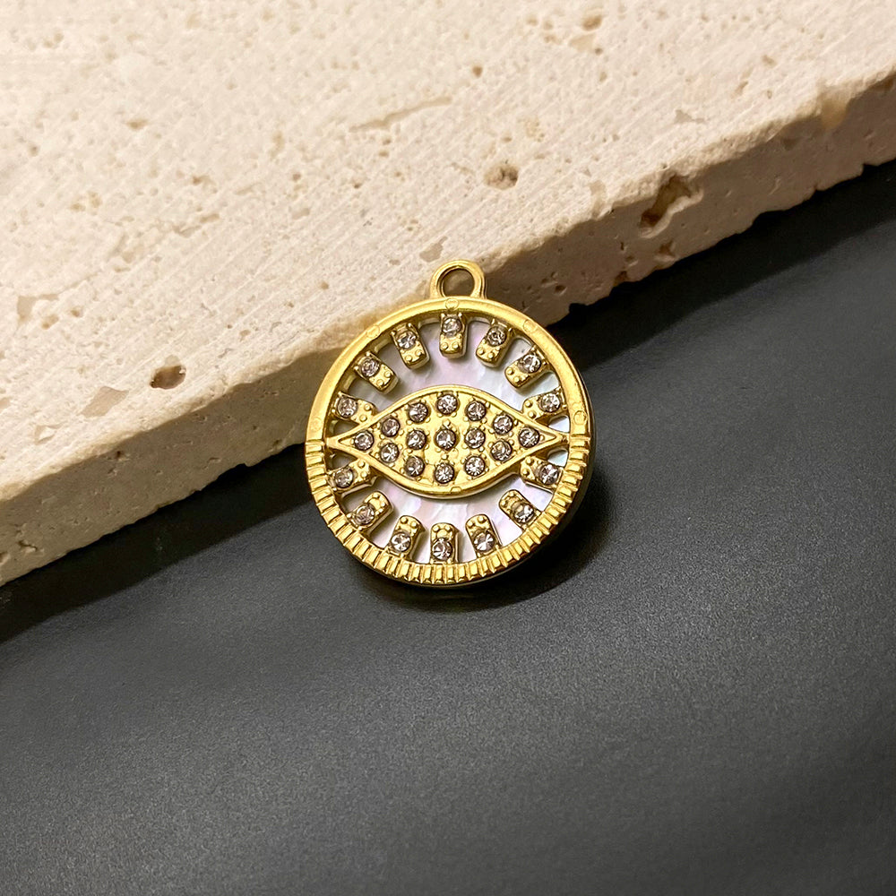 5684 Evil eye shell charm