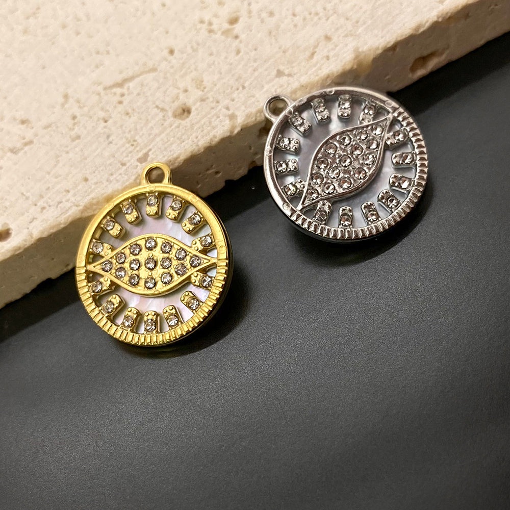 5684 Evil eye shell charm