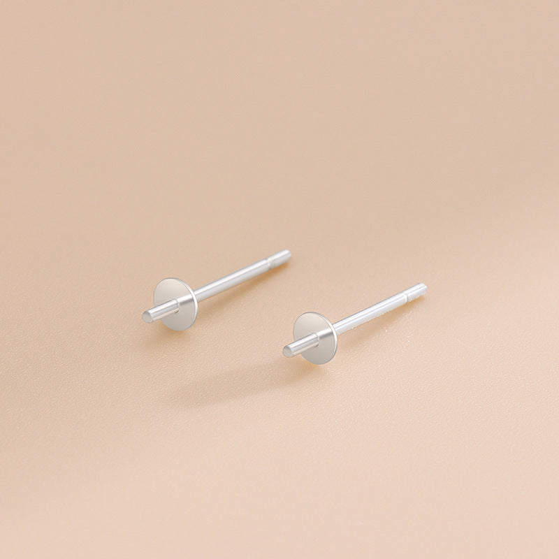 1Pair S925 Sterling sliver earring stud