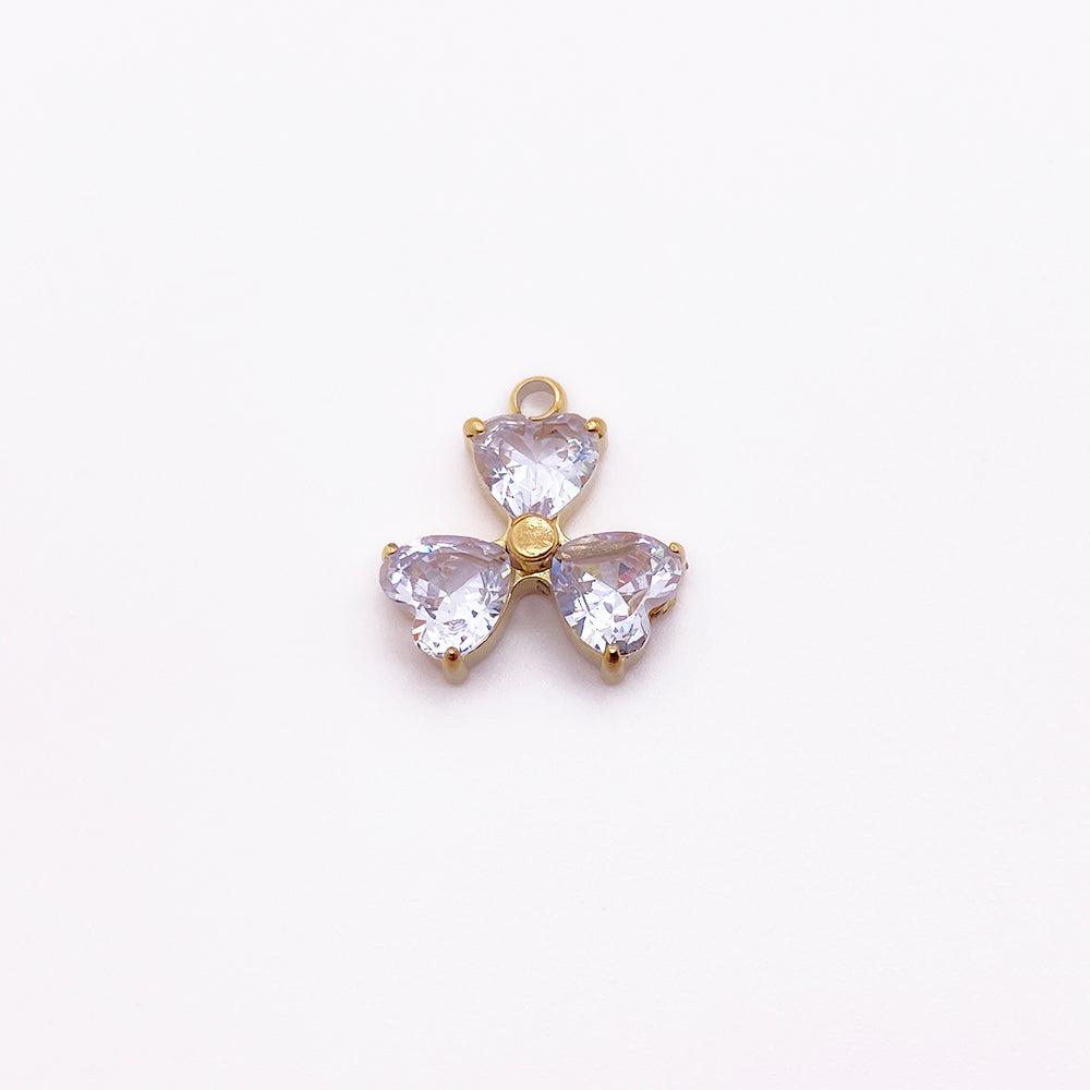 5674 zircon clover charm