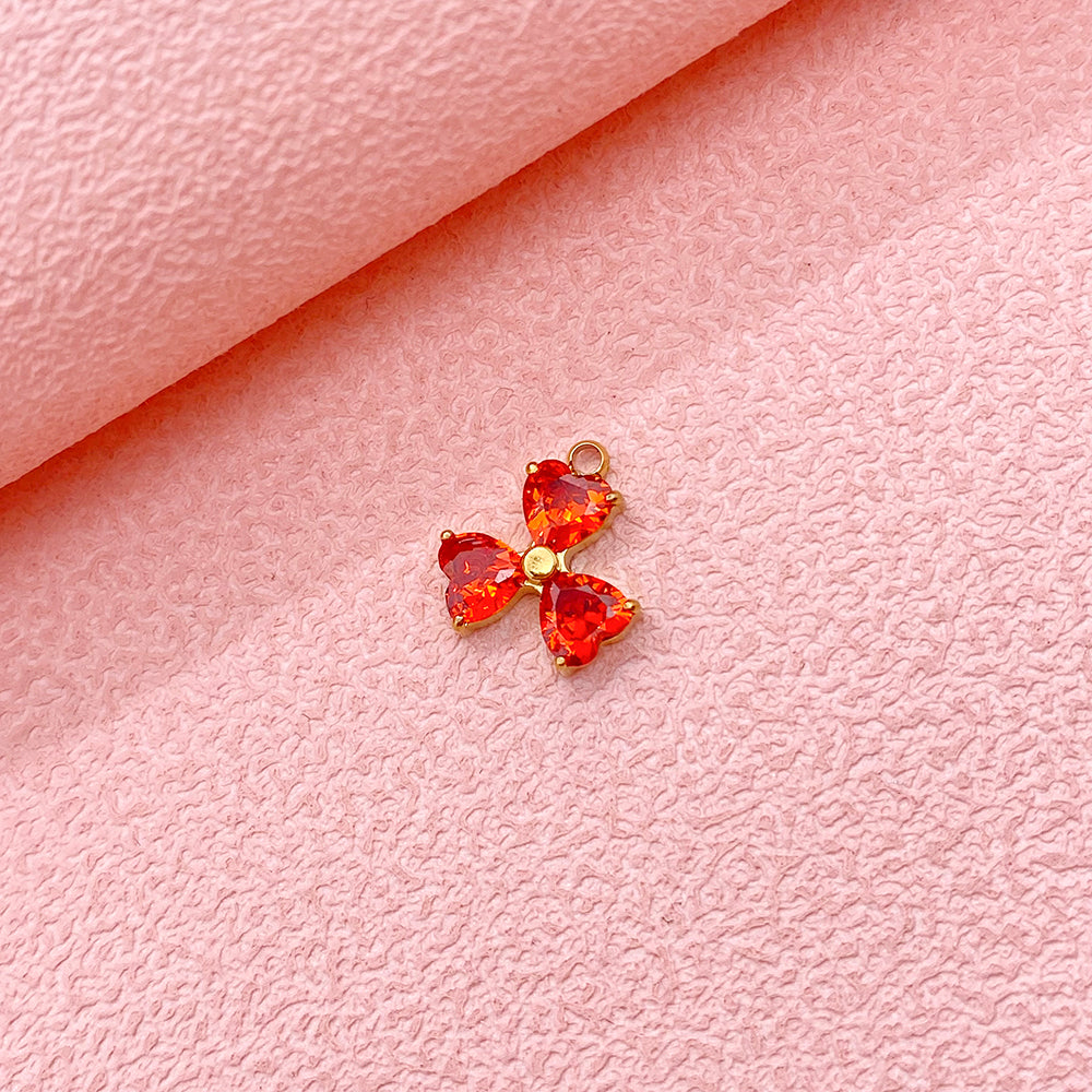 5674 zircon clover charm