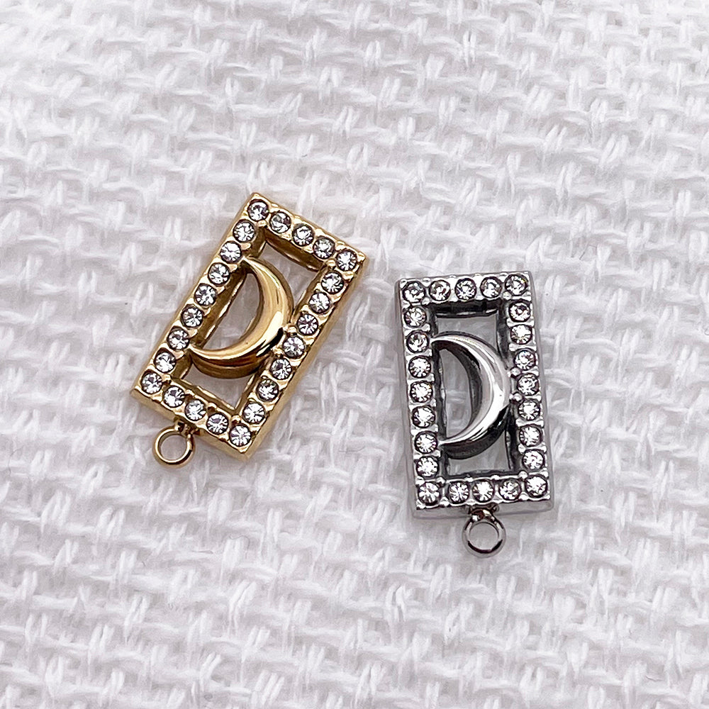51526 Square diamond moon charm