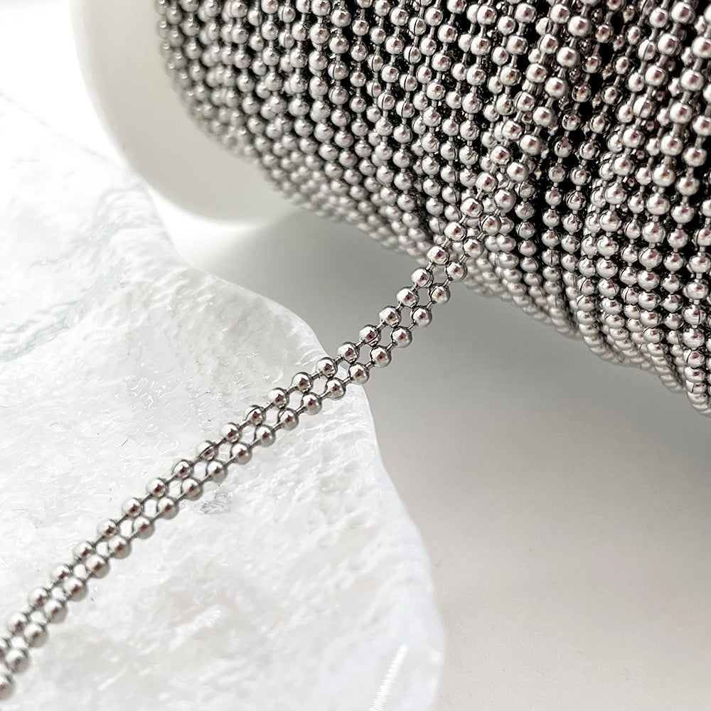 C577 3mm Double beads chain