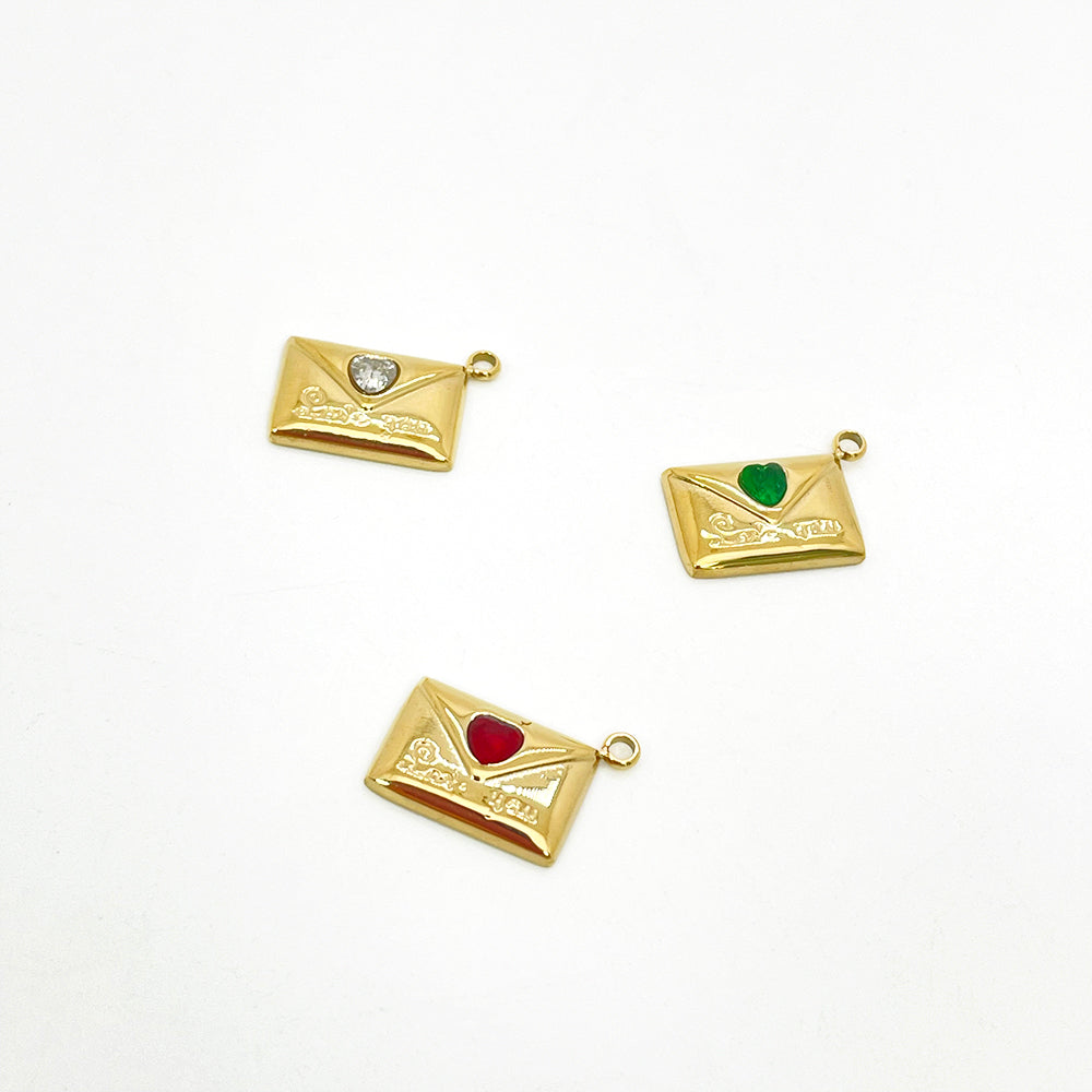 51730 Envelope of heart charm