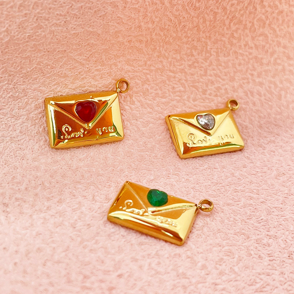 51730 Envelope of heart charm