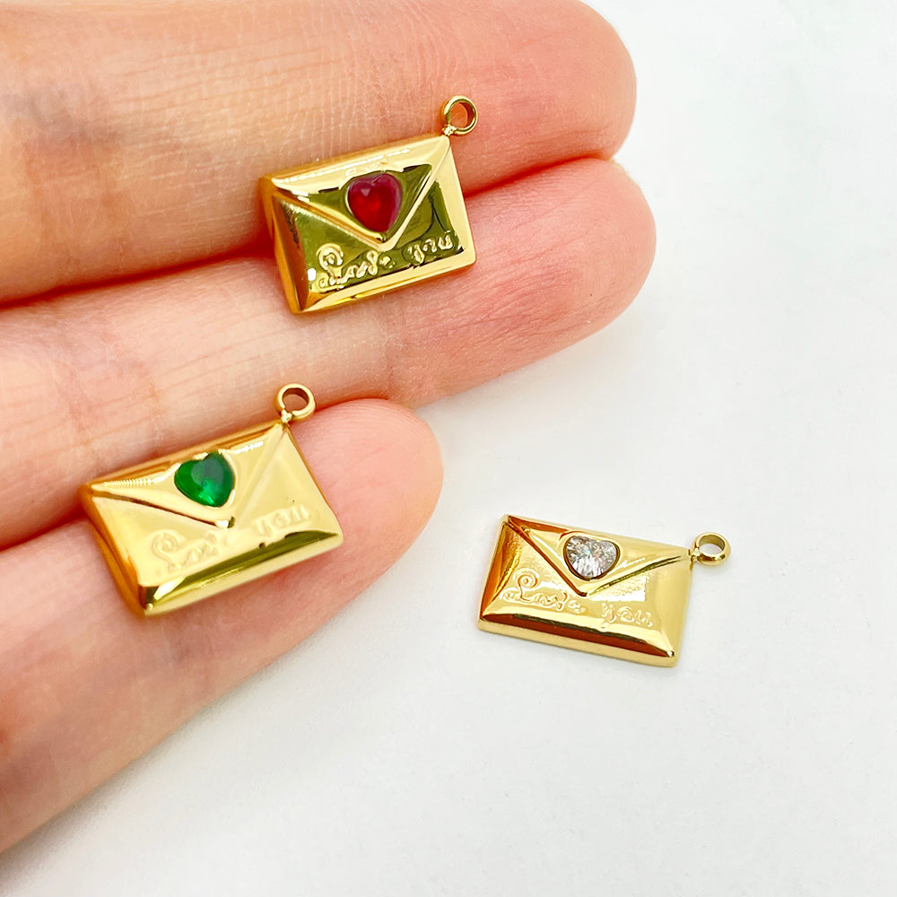 51730 Envelope of heart charm