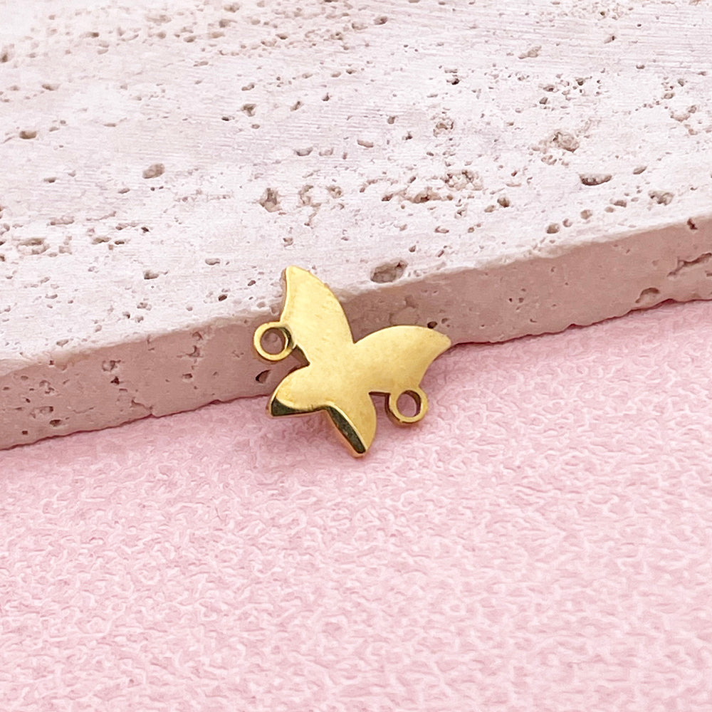 Green Butterfly Charm