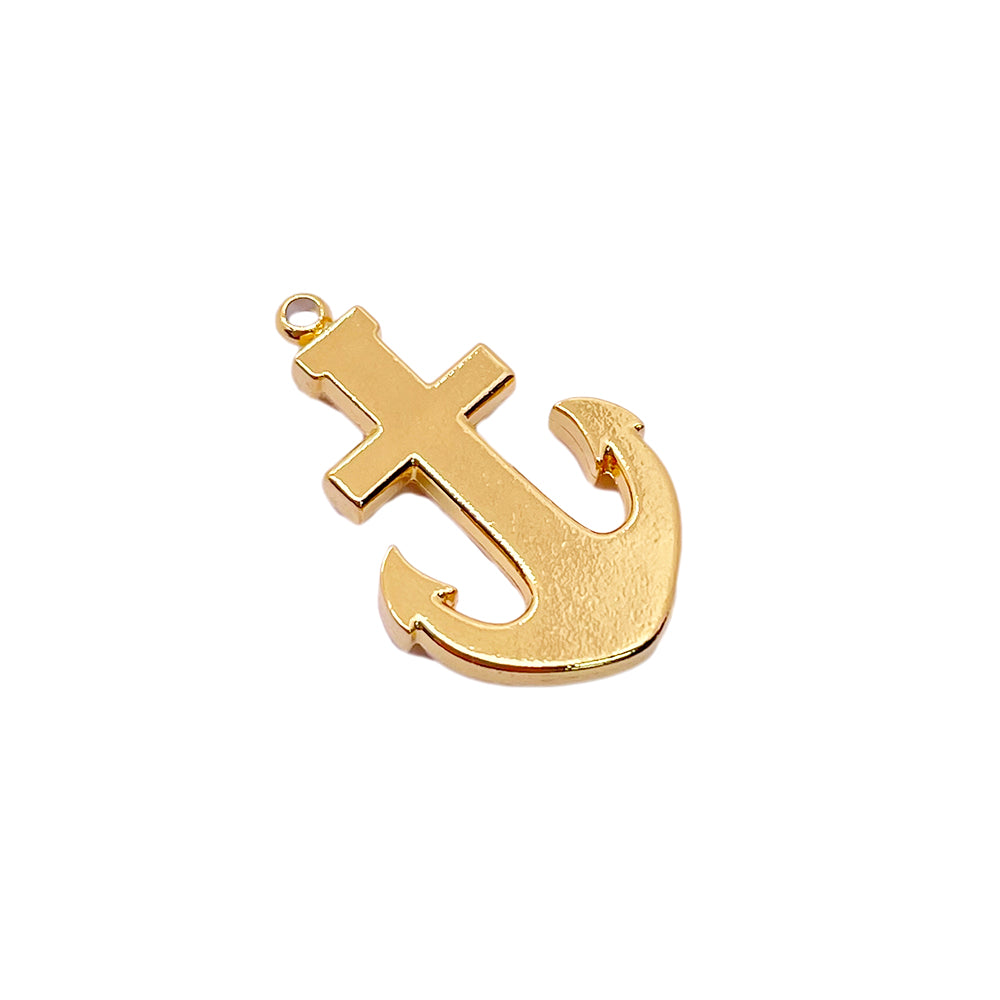 0741 Diamond Anchor Charm