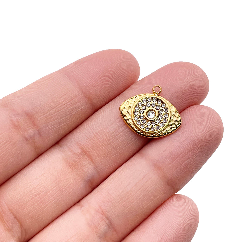 0722 Diamond eye charm