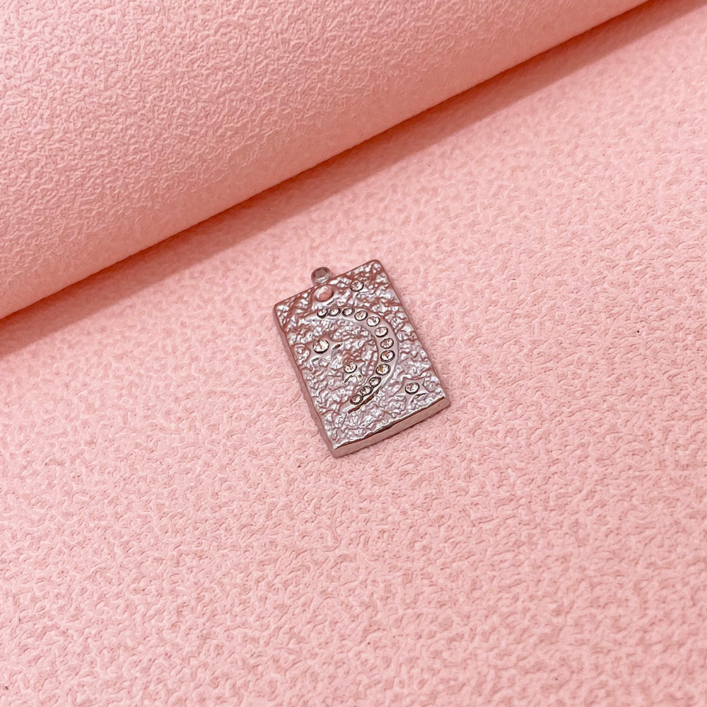 Moon and stars charm