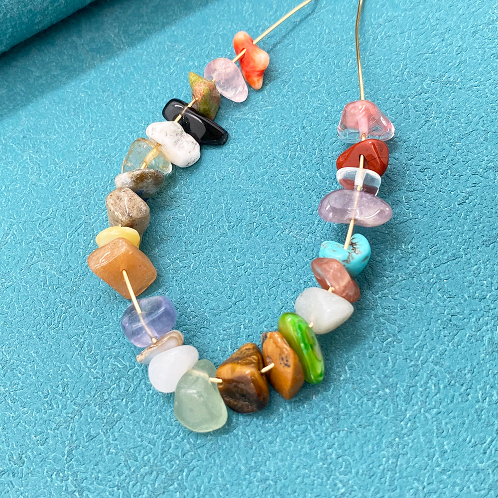 24 Colors Crystal Chips Beads of box