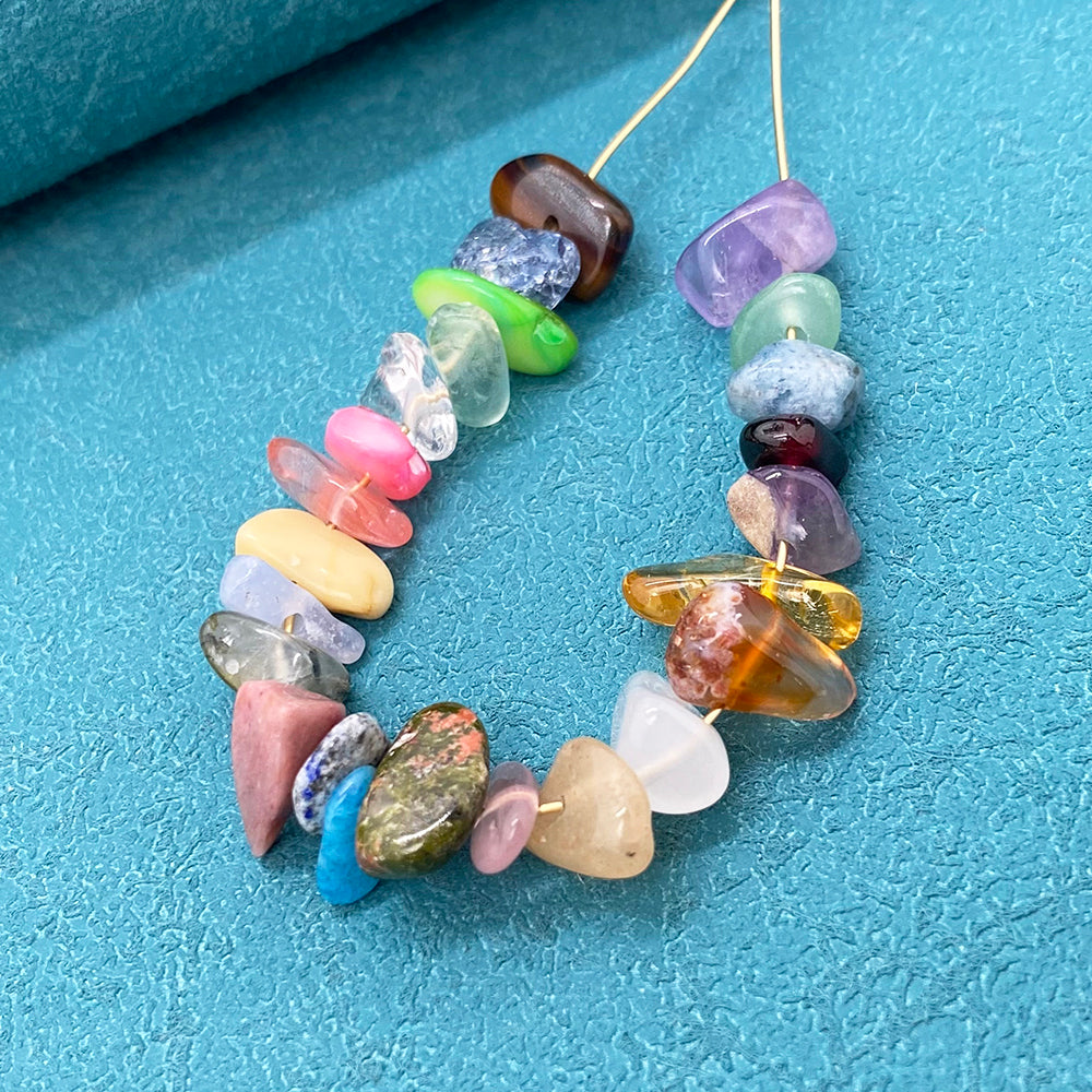 24 Colors Crystal Chips Beads of box