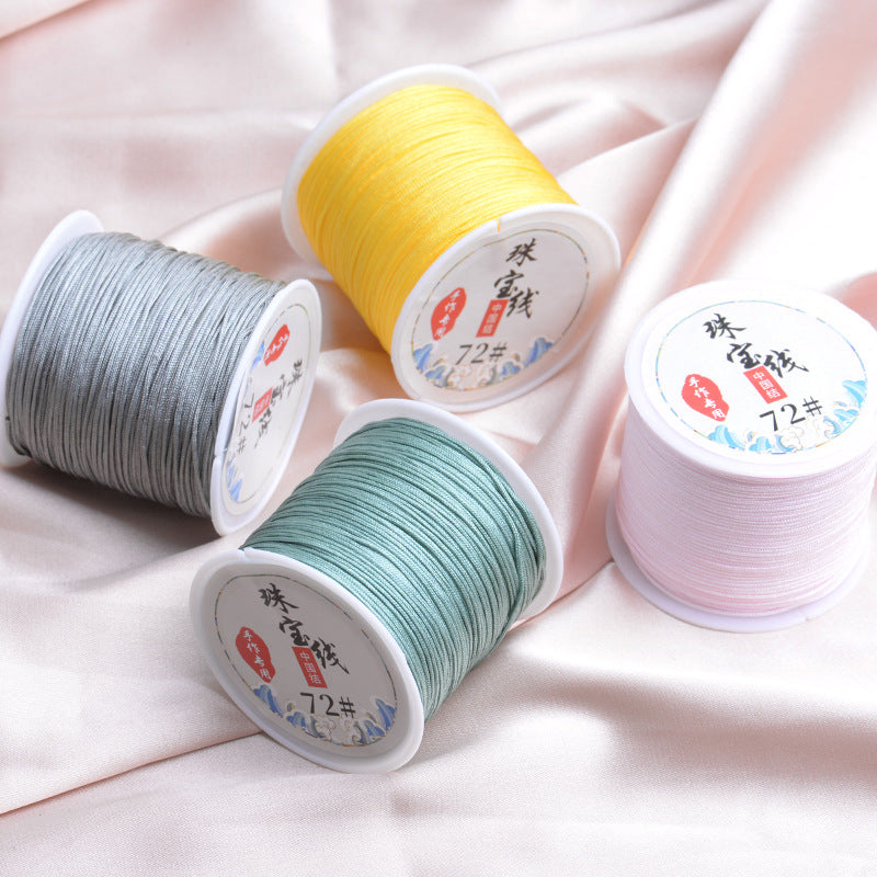 Nylon thread 0.8mm 72# total 50colors