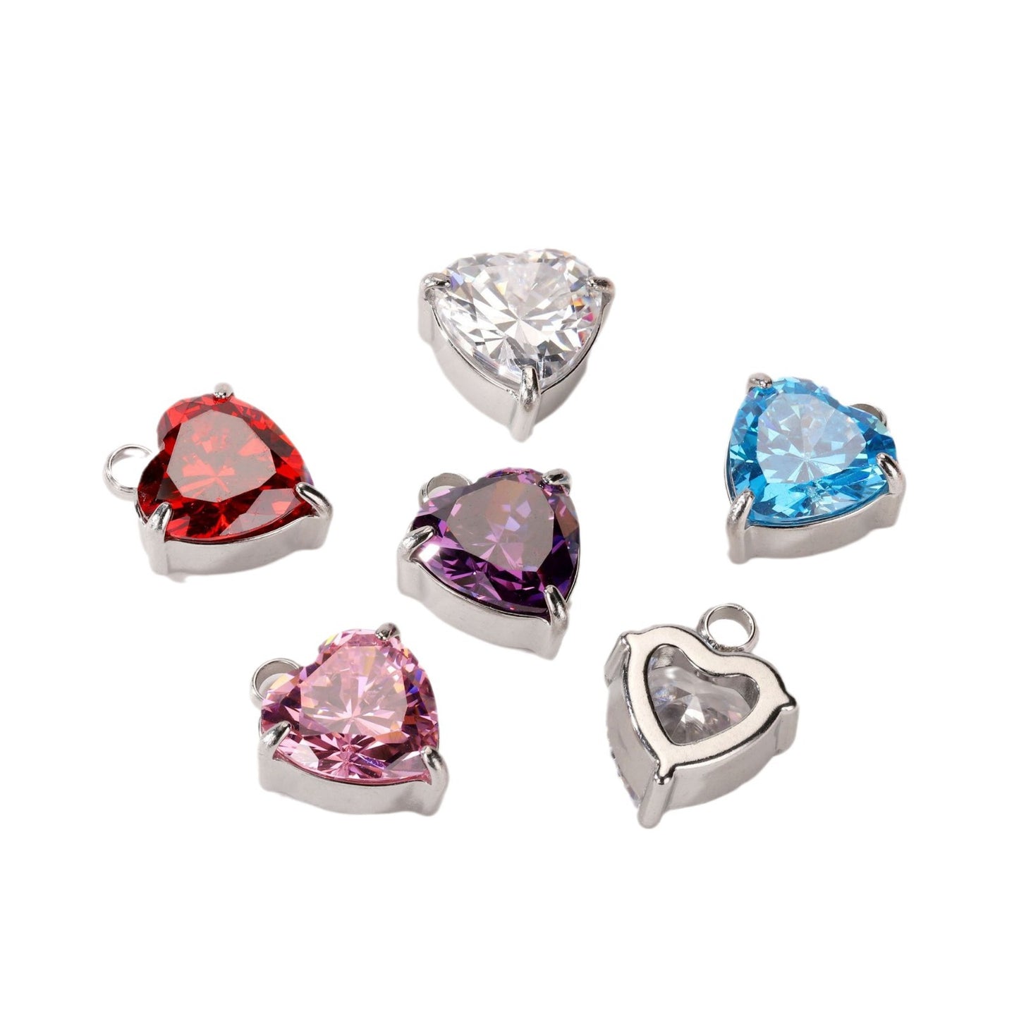 PC02 Teardrop charms stainless steel