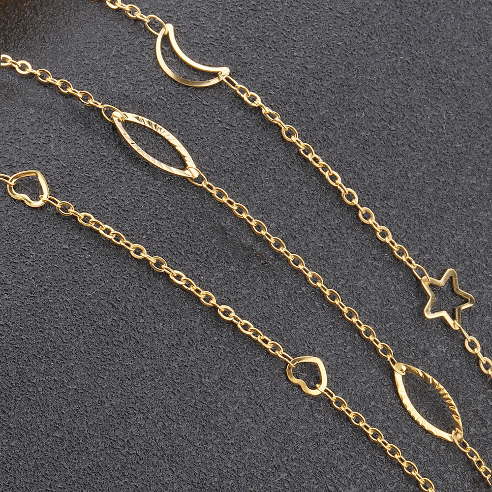 H1257 Handmade Stainless Steel Bulk Chain for DIY