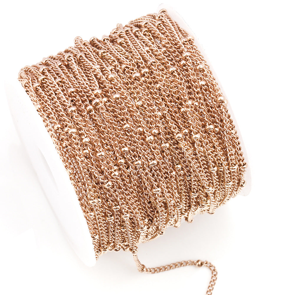 C1079 Beads Chain-Vacuum Plating Waterproof Stainless steel chain
