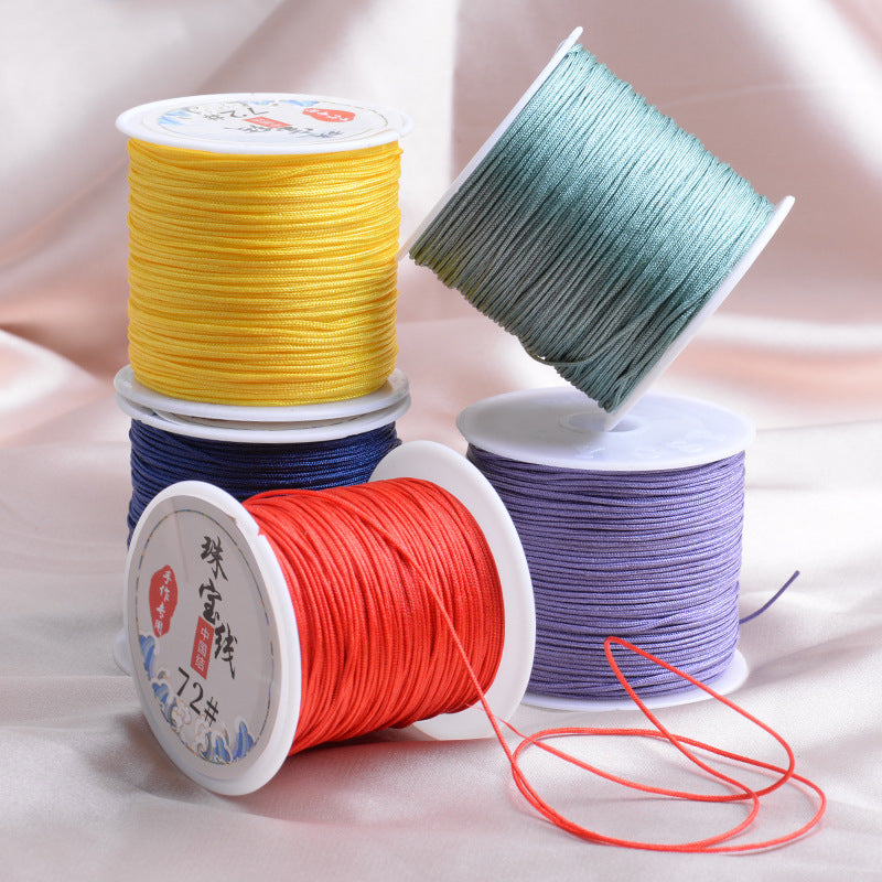 Nylon thread 0.8mm 72# total 50colors