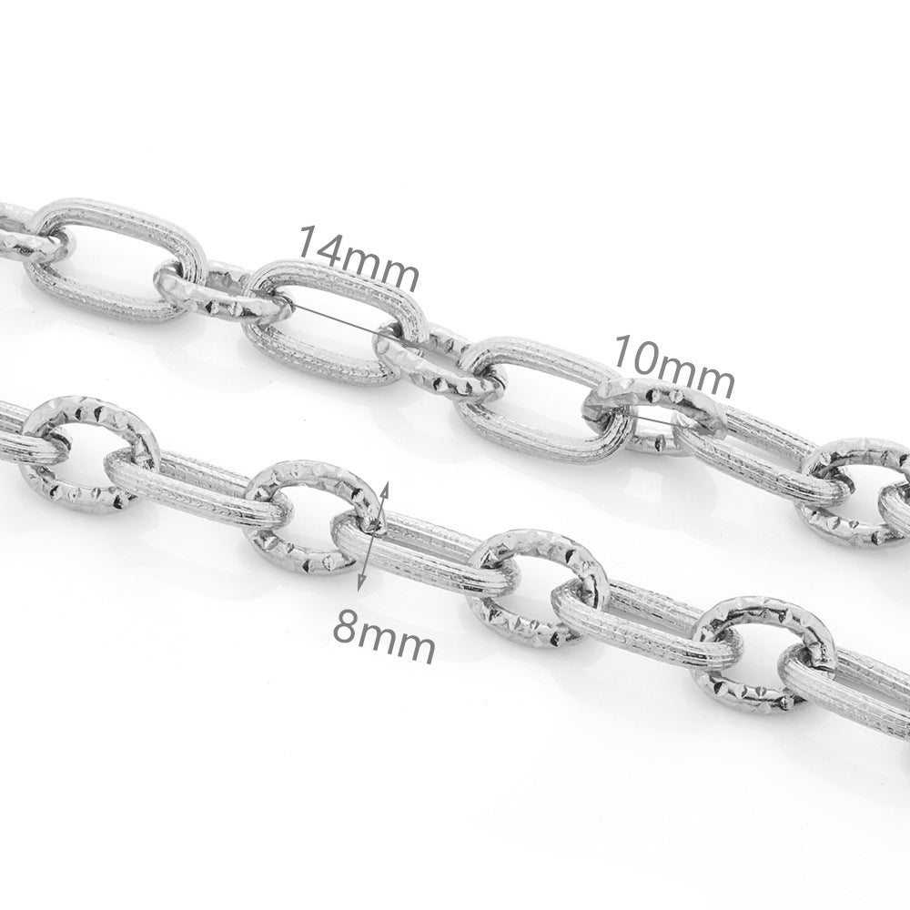C1540 Chunky chains-Vacuum Plating Waterproof Stainless steel chain