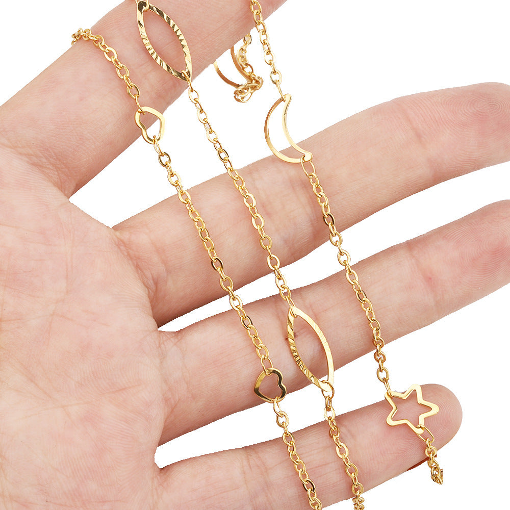 H1257 Handmade Stainless Steel Bulk Chain for DIY