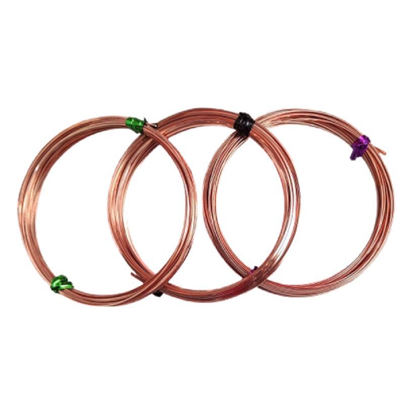 SQUARE bare /pure copper wire for DIY jewelry