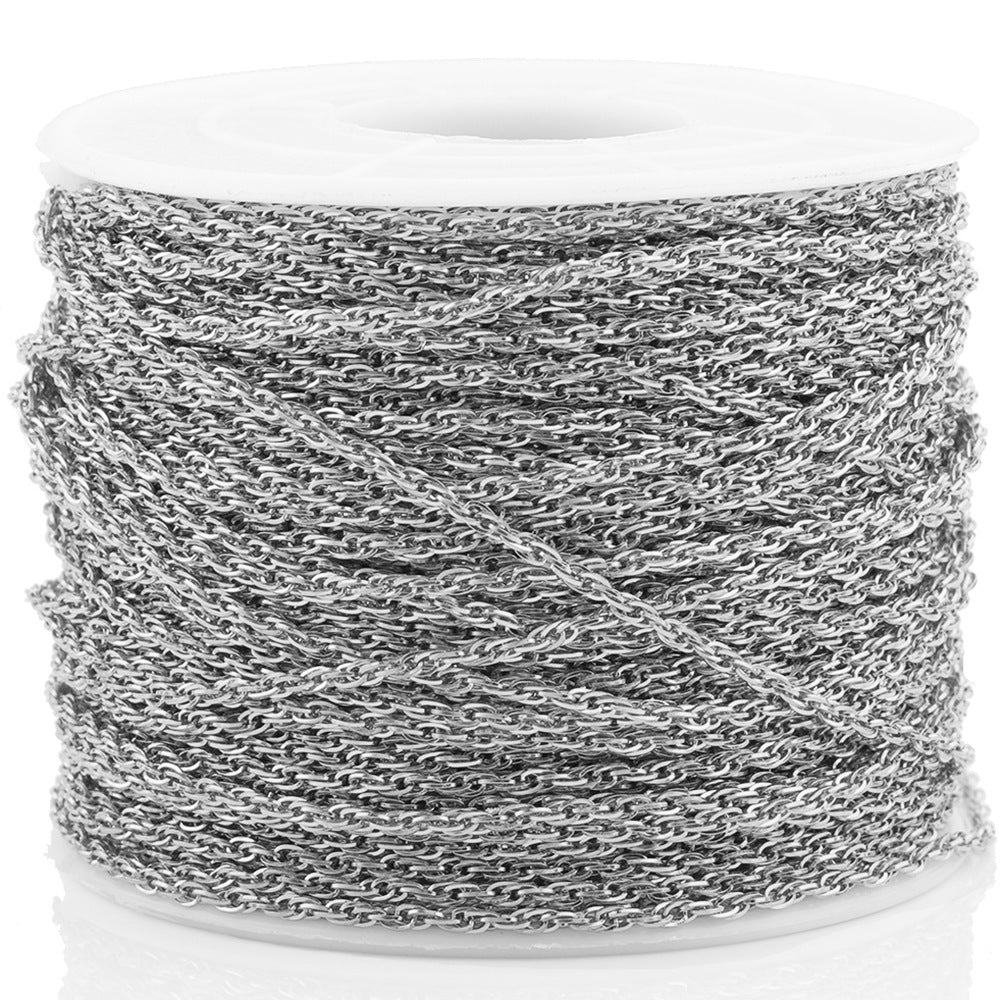 C1296 Twisted thread Chain in stainless steel for DIY
