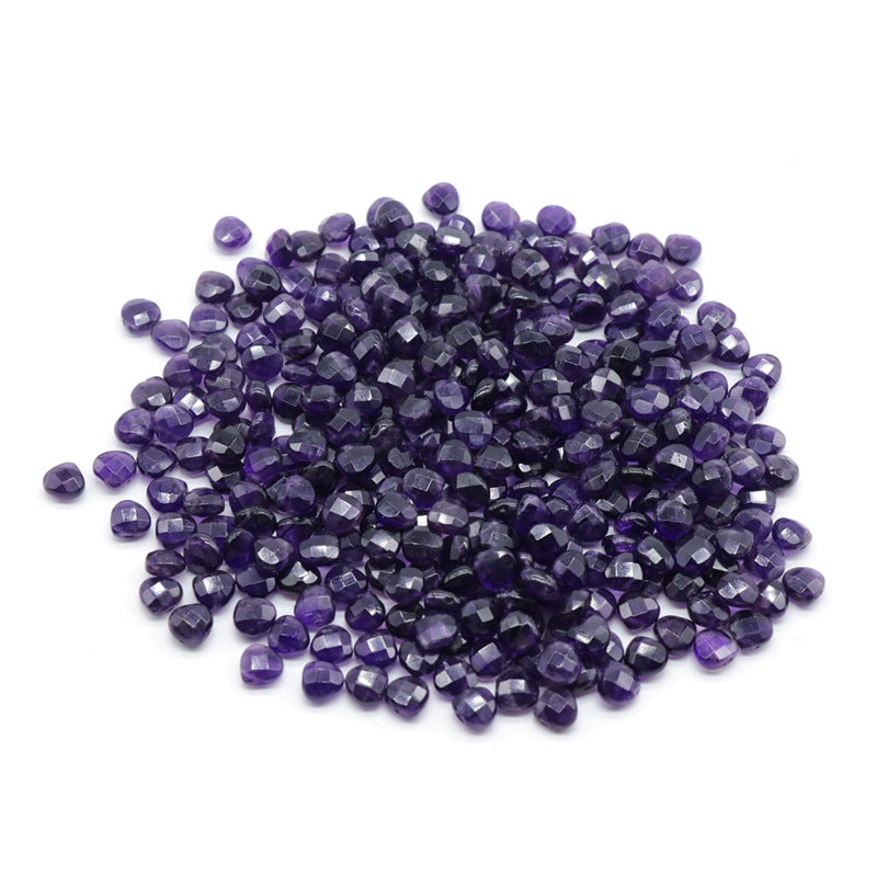 10pcs 8mm Drop Amethyst beads for jewelry making