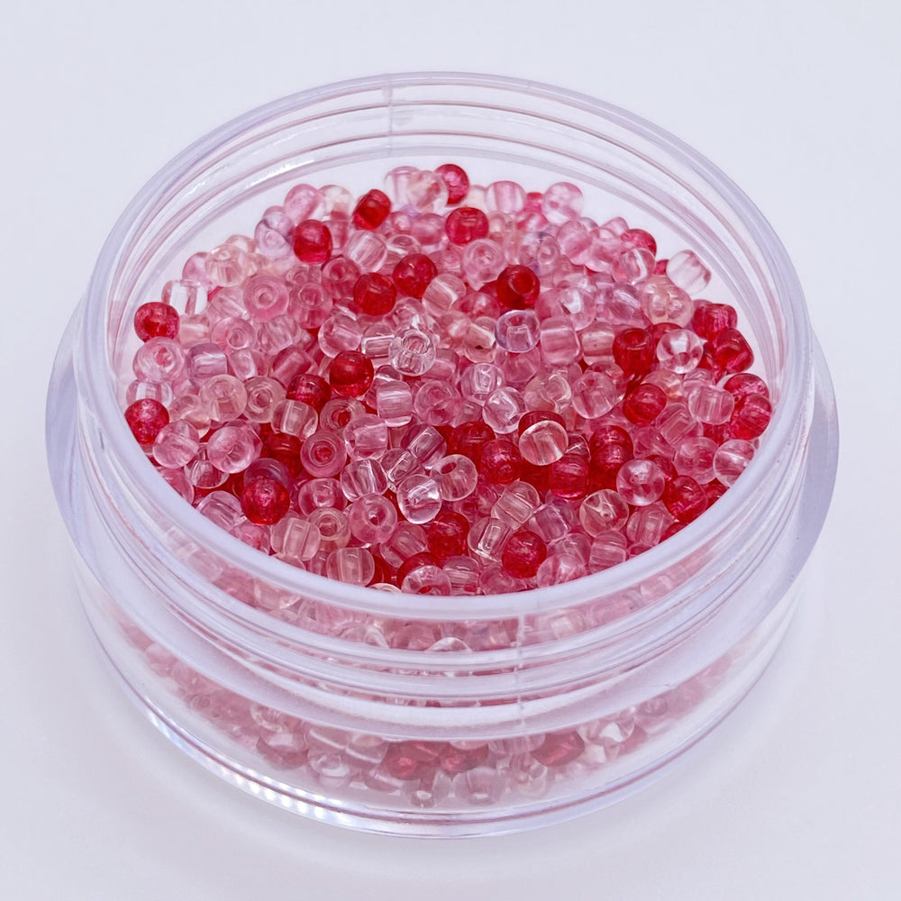 10g 2mm/3mm/4mm clear seed beads for diy bracelet necklace