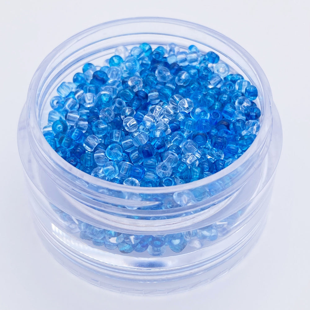 10g 2mm/3mm/4mm clear seed beads for diy bracelet necklace