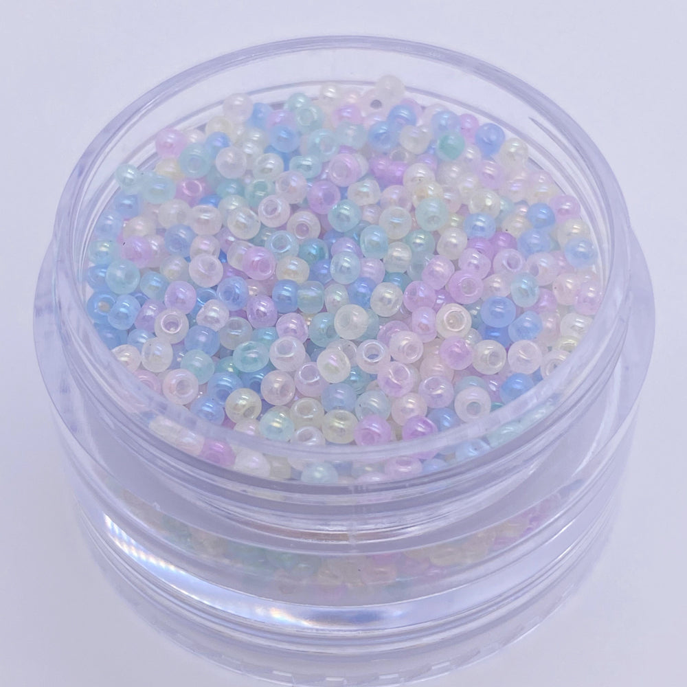 10g cream seed beads for beads work jewelry making