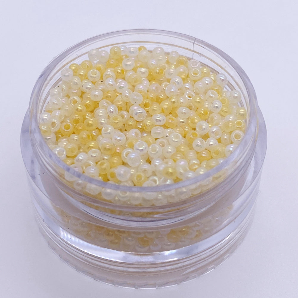 10g cream seed beads for beads work jewelry making