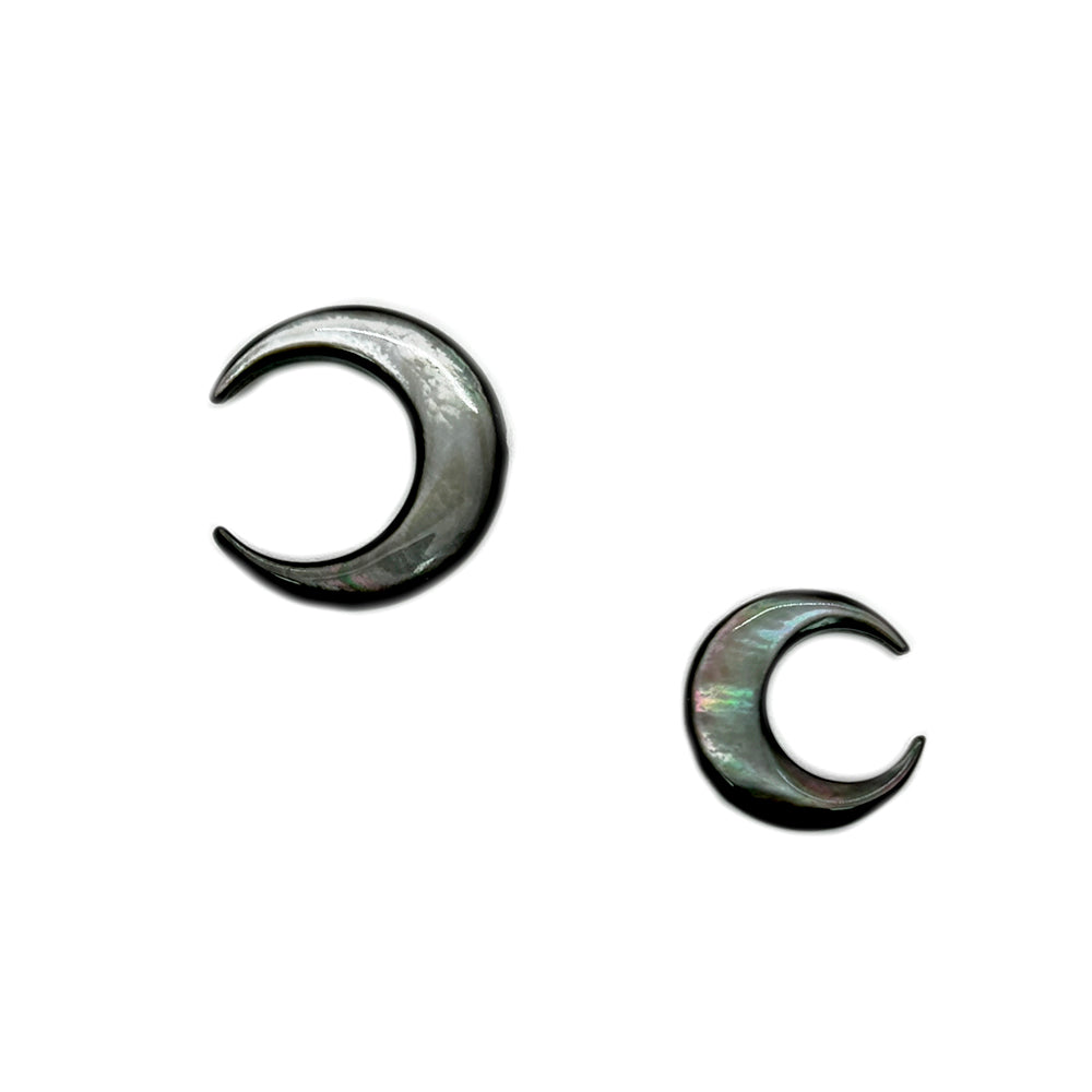 15mm or 20mm Moon shell charm
