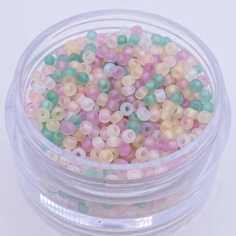 10g frosted beads for beads work jewelry making