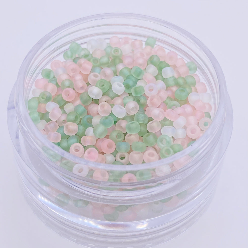 10g frosted beads for beads work jewelry making