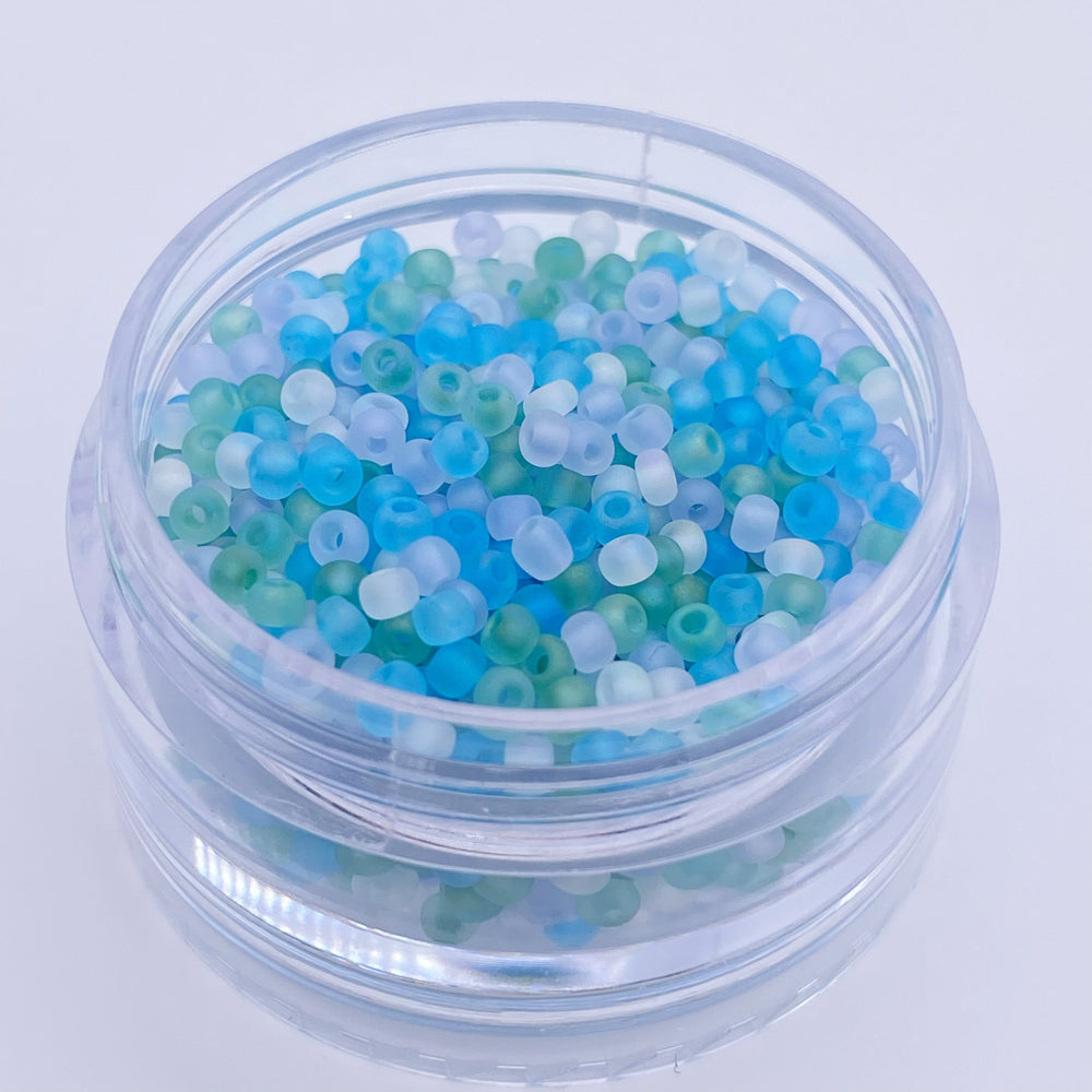 10g frosted beads for beads work jewelry making