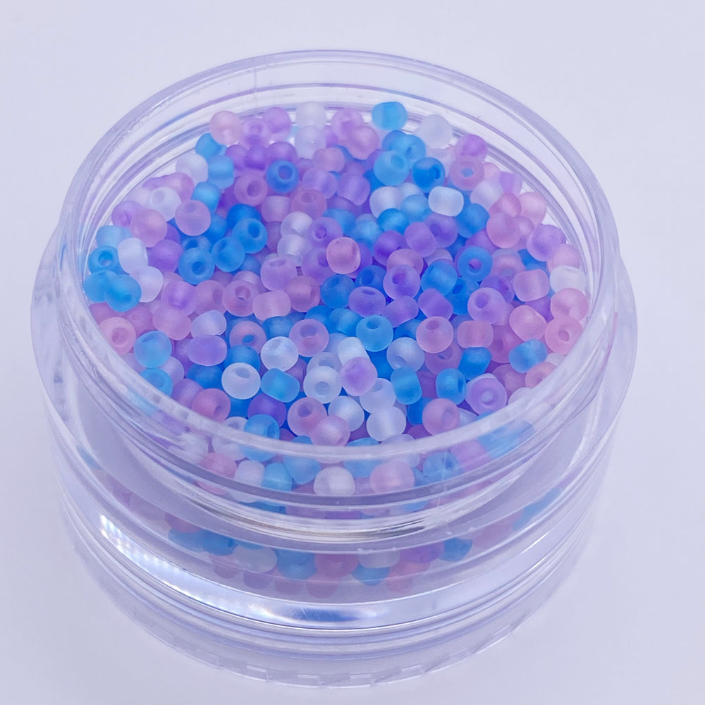 10g frosted beads for beads work jewelry making