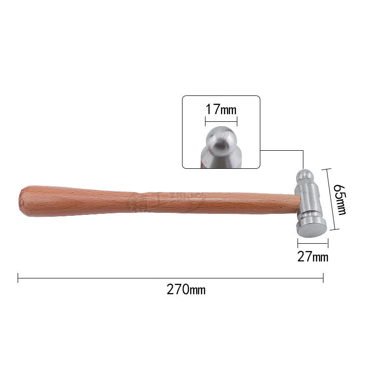 Chasing Hammer Jewelry Making Metal Forming Flattening Tool