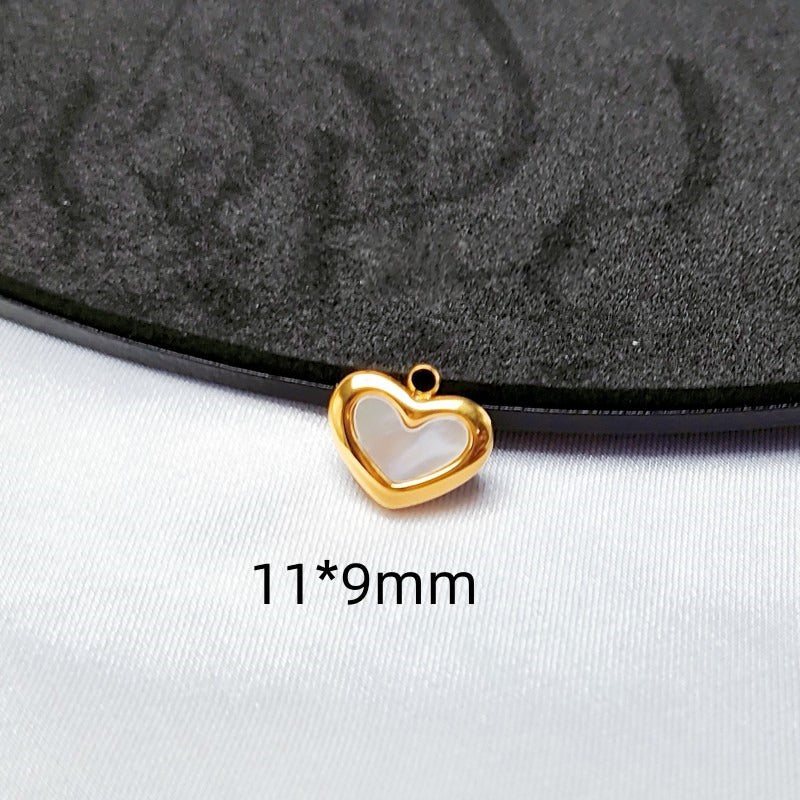 Stainless steel Heart pendants for Jewelry Making