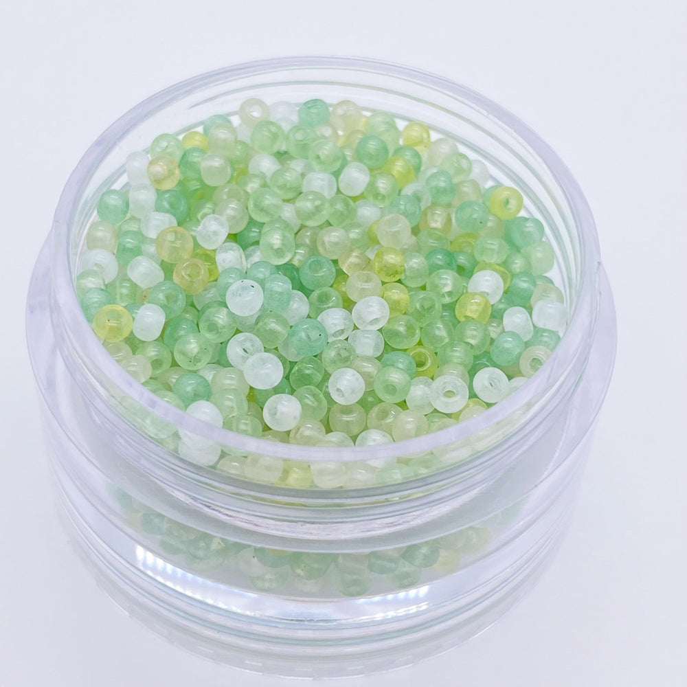 10g ice effect seed beads for handmade jewelry