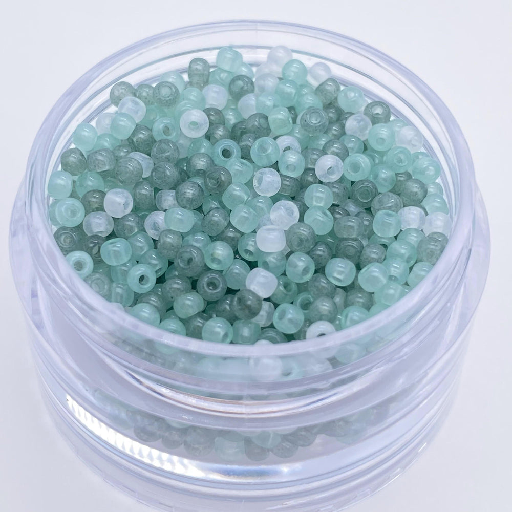10g ice effect seed beads for handmade jewelry