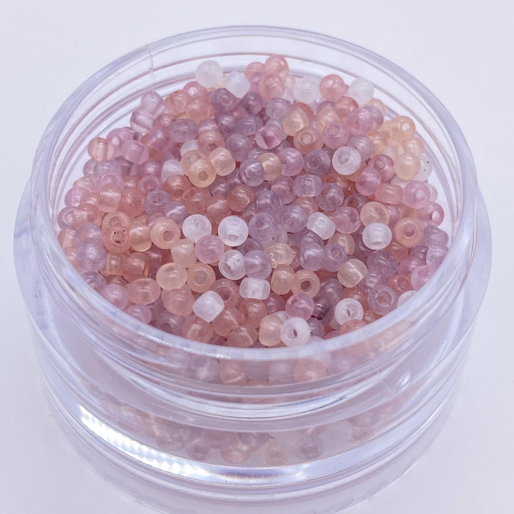 10g ice effect seed beads for handmade jewelry