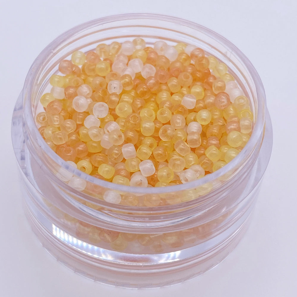 10g ice effect seed beads for handmade jewelry