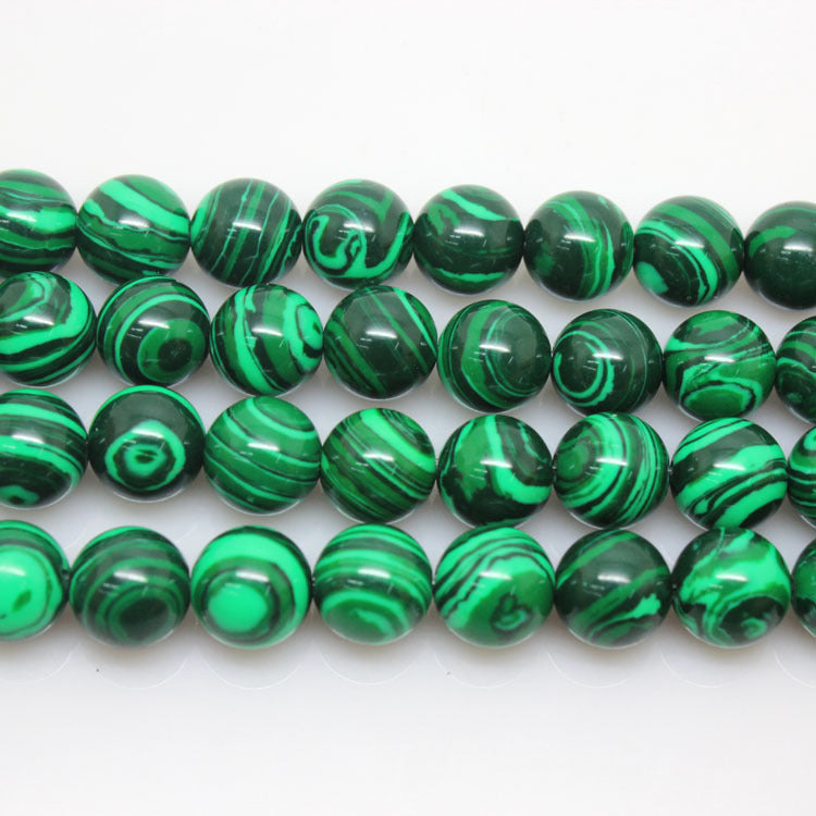 Man-made Malachite Round stone