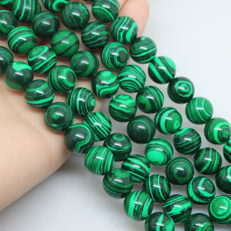 Man-made Malachite Round stone
