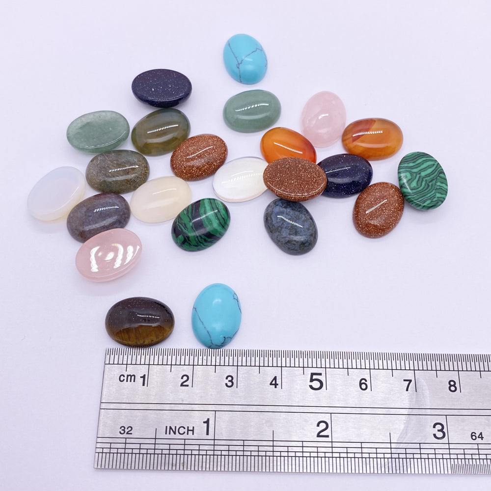 12*16mm Oval Owen shape Oblate stone cabochon