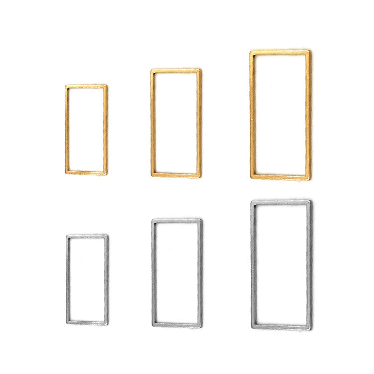 10pcs/pack Rectangle hollowed-out for diy